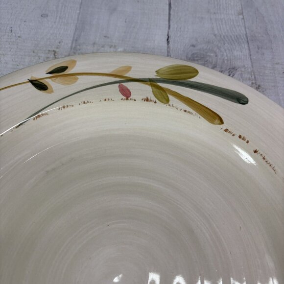 Home Target HMQ 73 Red Berries Green Tan Leaves Stoneware Dinner Plates Set of 4 - Picture 12 of 16
